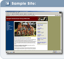 View a Homeschool-Life.com Sample Site!