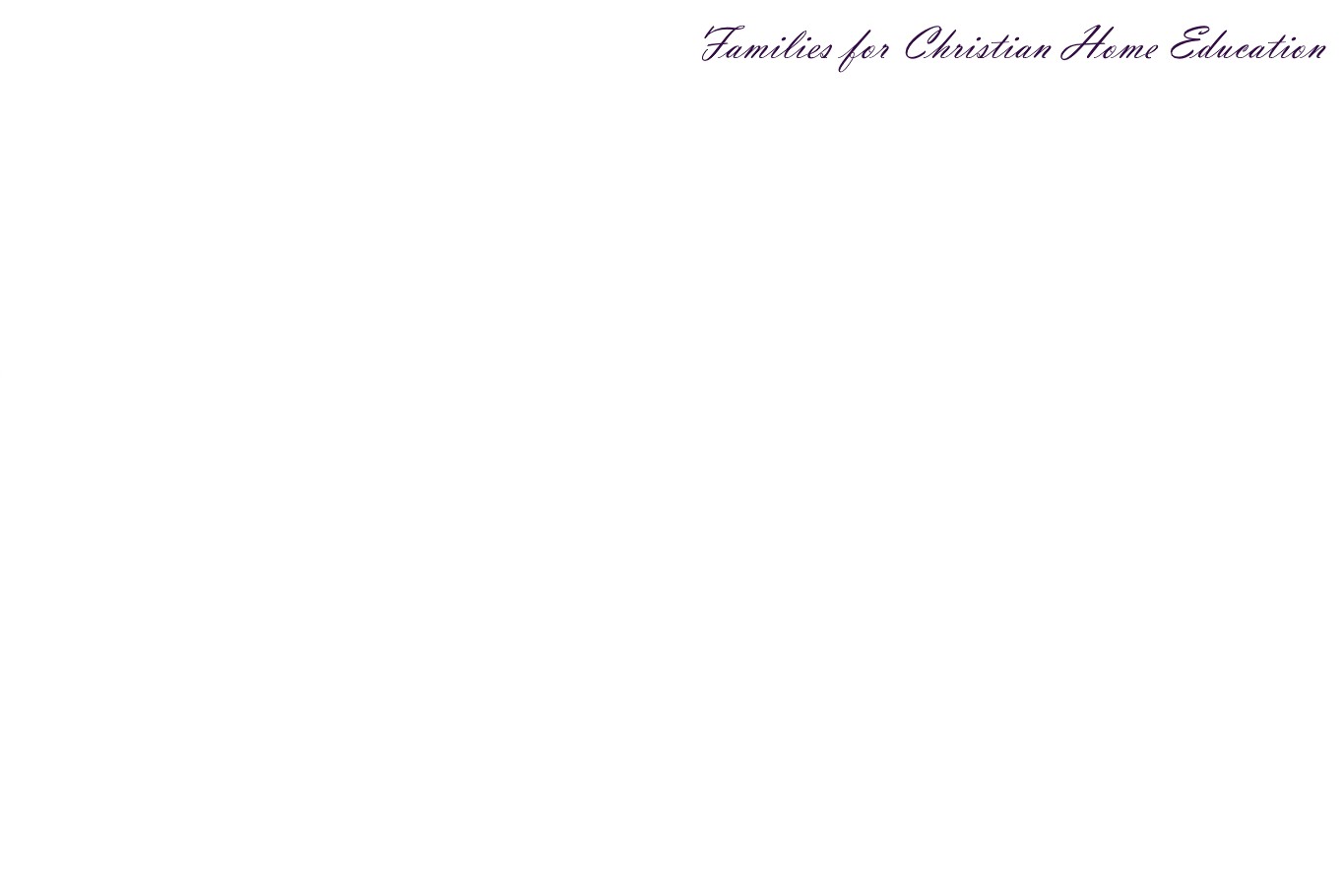 Families for Christian Home Education - FCHE
