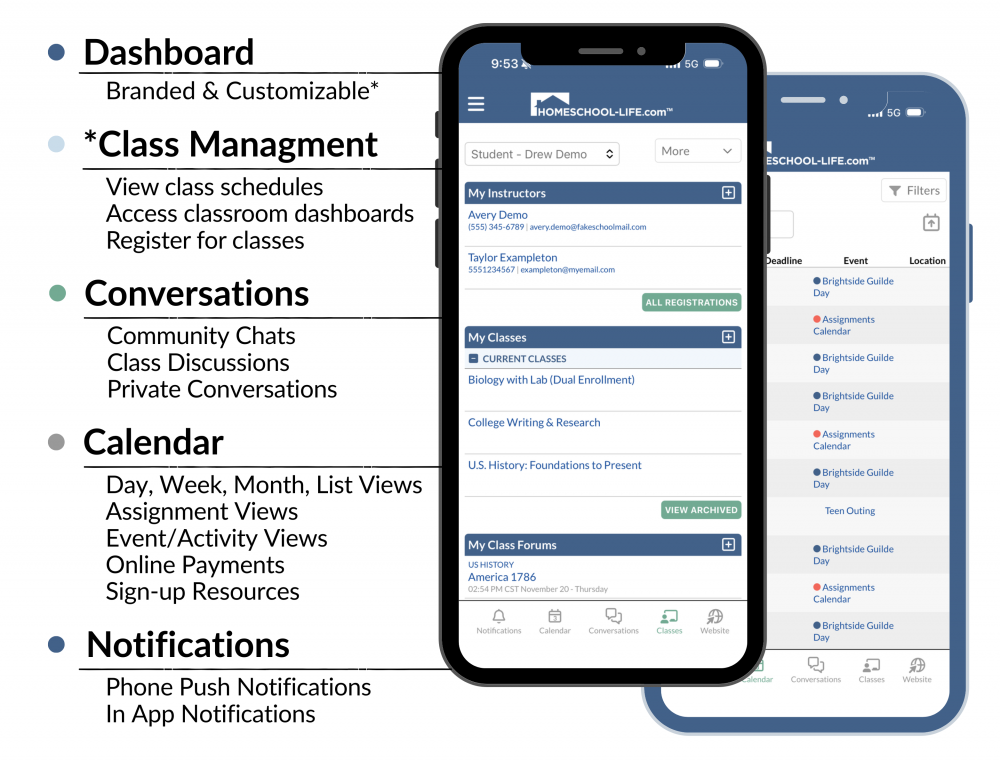 Homeschool-Life App Preview