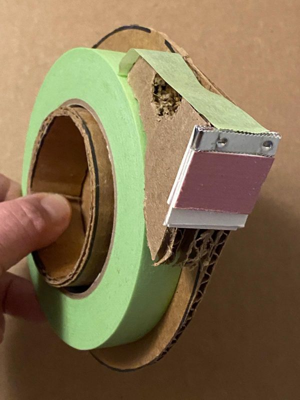 a custom tape dispenser
