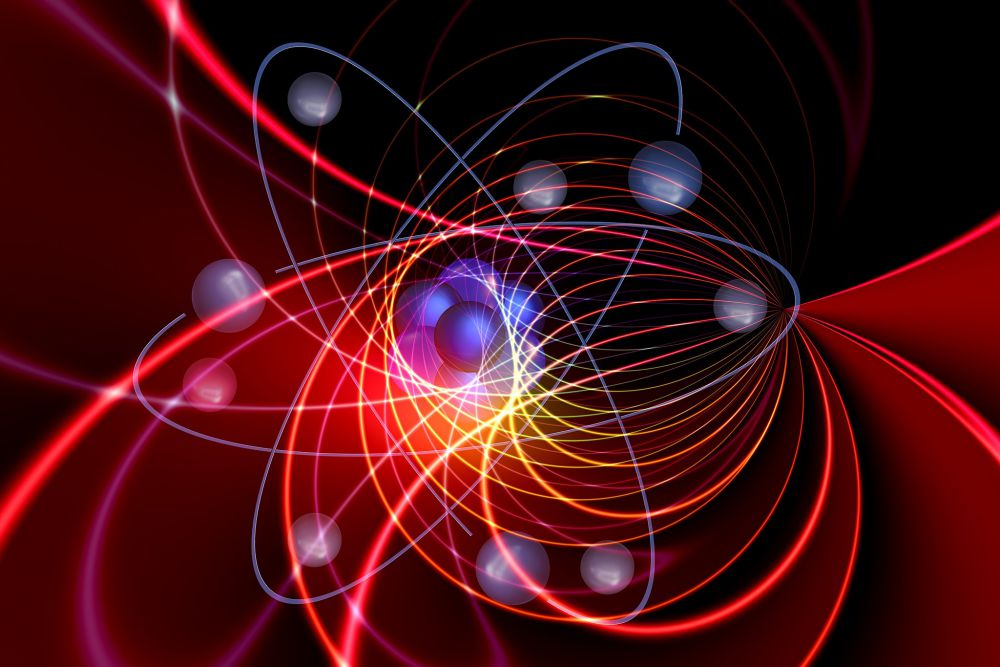 Illustration of an atom.
