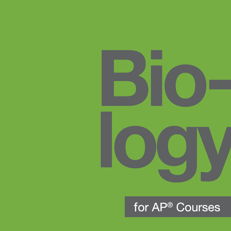 textbook cover of Biology for AP Courses from OpenStax