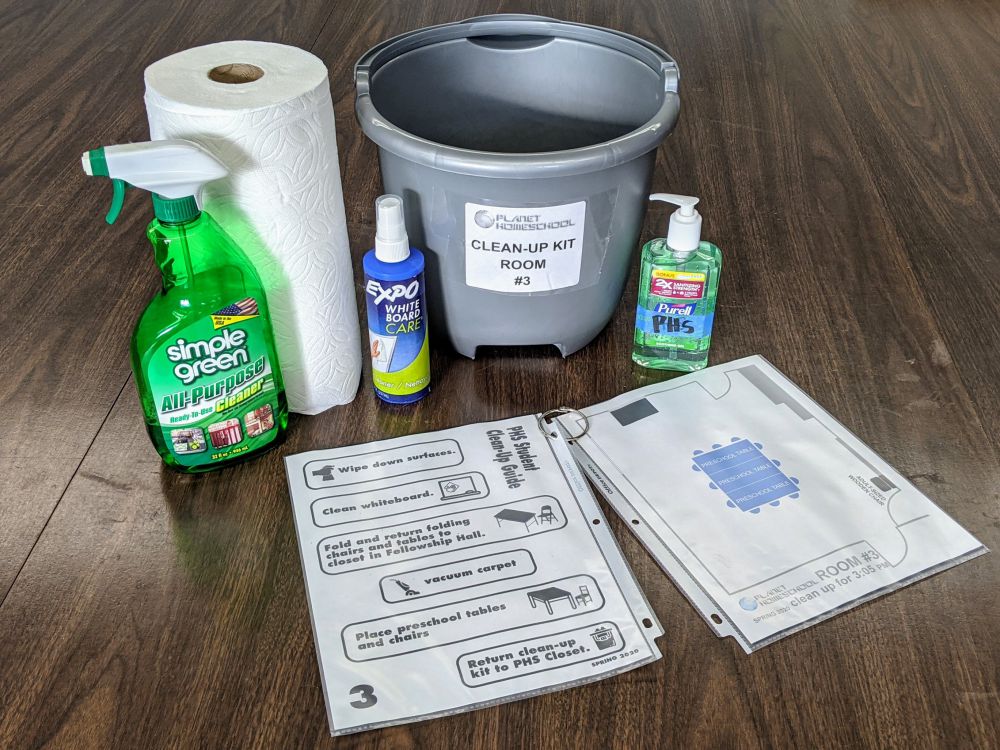 contents of a Cleanup Kit