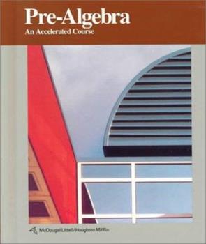 Cover of the Pre-Algebra An Accelerated Course by Mary P Dolciani 1996 edition.