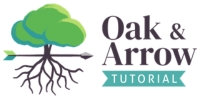 Oak & Arrow Tutorial Logo